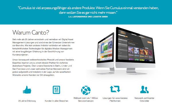 Cumulus Data Asset Management Software, Workgroup, Enterprise von CANTO